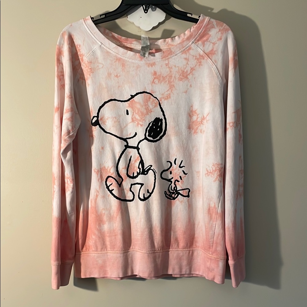 Peanuts Snoopy Tie-Dye long sleeve T-Shirt